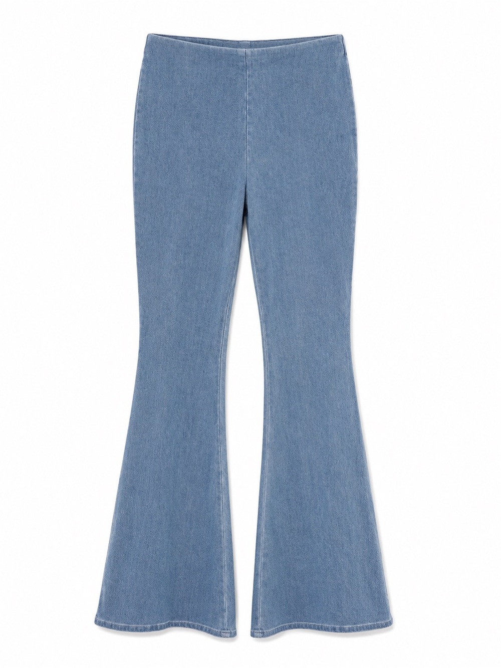 Good American Light Blue Flared Jeans